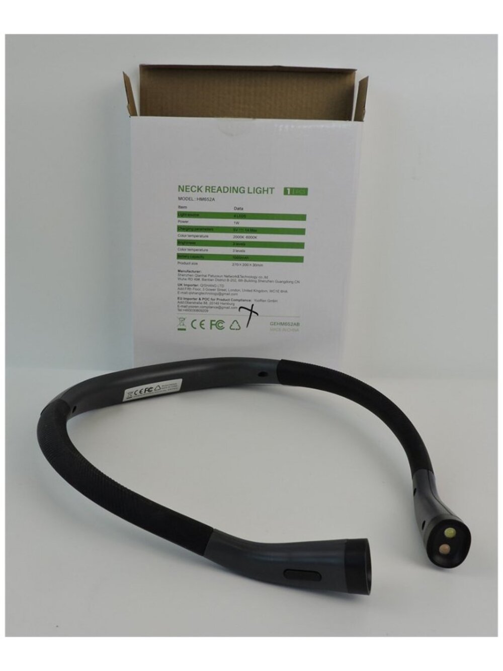 HM652A Adjustable LED Neck Reading Light